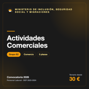 Actividades Comerciales E2 · Inclusión