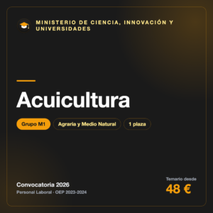 Acuicultura M1 · Ciencia