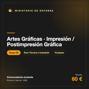 Temario Artes Gráficas · Impresión / Postimpresión Gráfica E2 · Defensa
