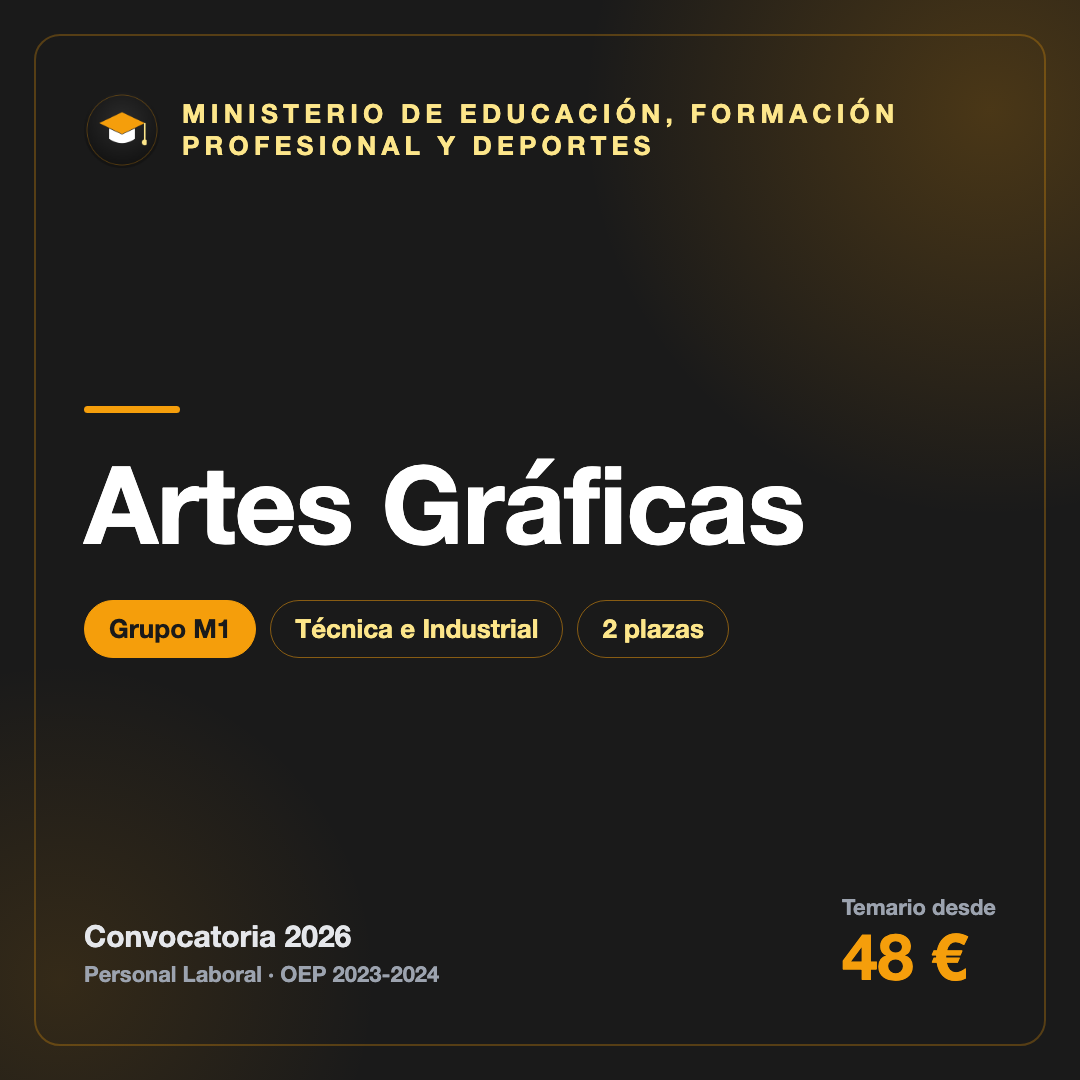 Artes Gráficas M1 · Educación