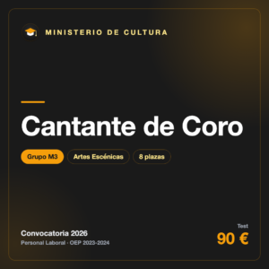 Cantante de Coro M3 · Cultura