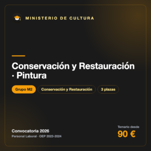 Conservación y Restauración · Pintura M2 · Cultura