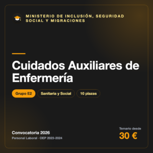 Cuidados Auxiliares de Enfermería E2 · Inclusión