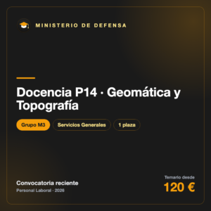 Docencia P14 · Geomática y Topografía M3 · Defensa