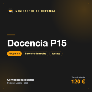 Docencia P15 M3 · Defensa
