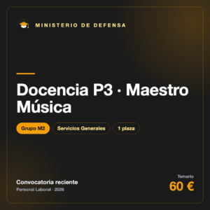 Temario Docencia P3 · Maestro Música M2 · Defensa