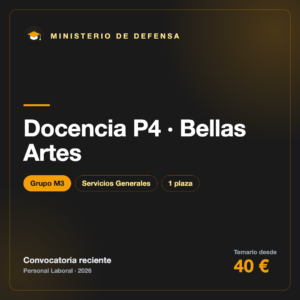 Temario Docencia P4 · Bellas Artes M3 · Defensa