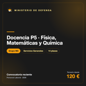 Docencia P5 · Física, Matemáticas y Química M3 · Defensa