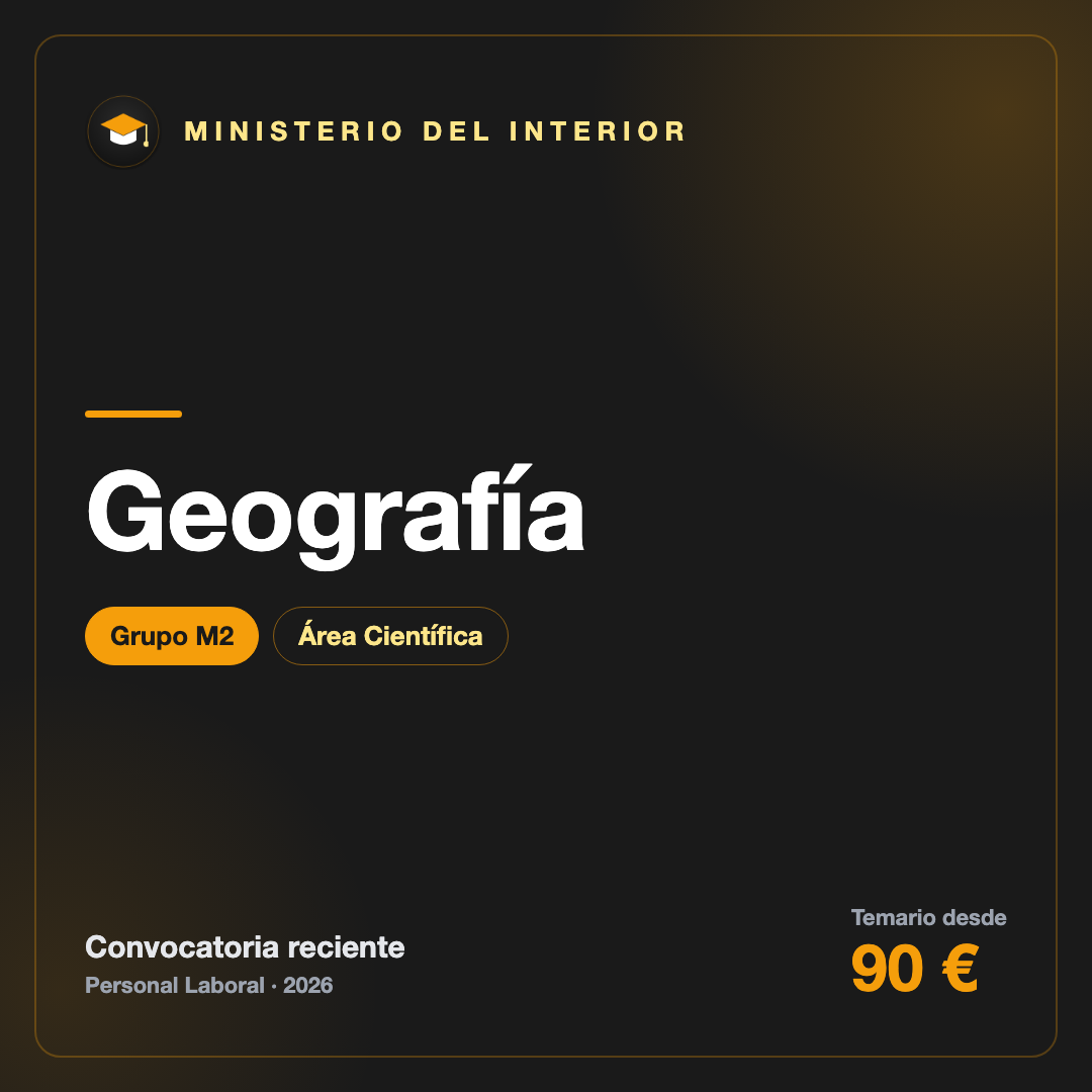 Geografía M2 Interior