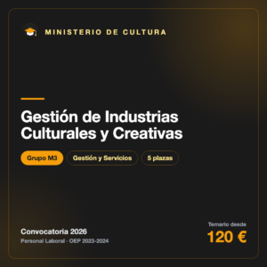 Gestión de Industrias Culturales y Creativas M3 · Cultura