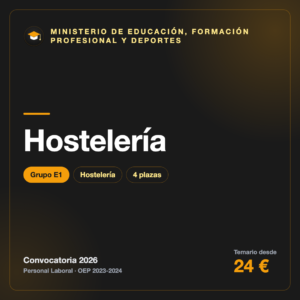 Hostelería E1 · Educación