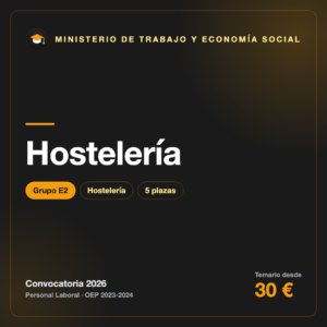 Hostelería E2 · Trabajo
