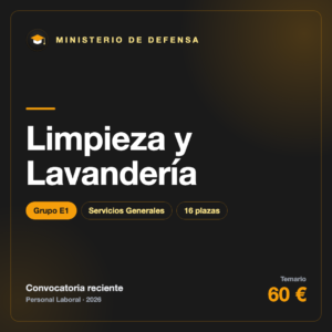 Temario Limpieza y Lavandería E1 · Defensa