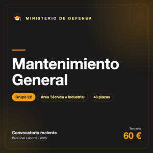 Mantenimiento General E2 Defensa