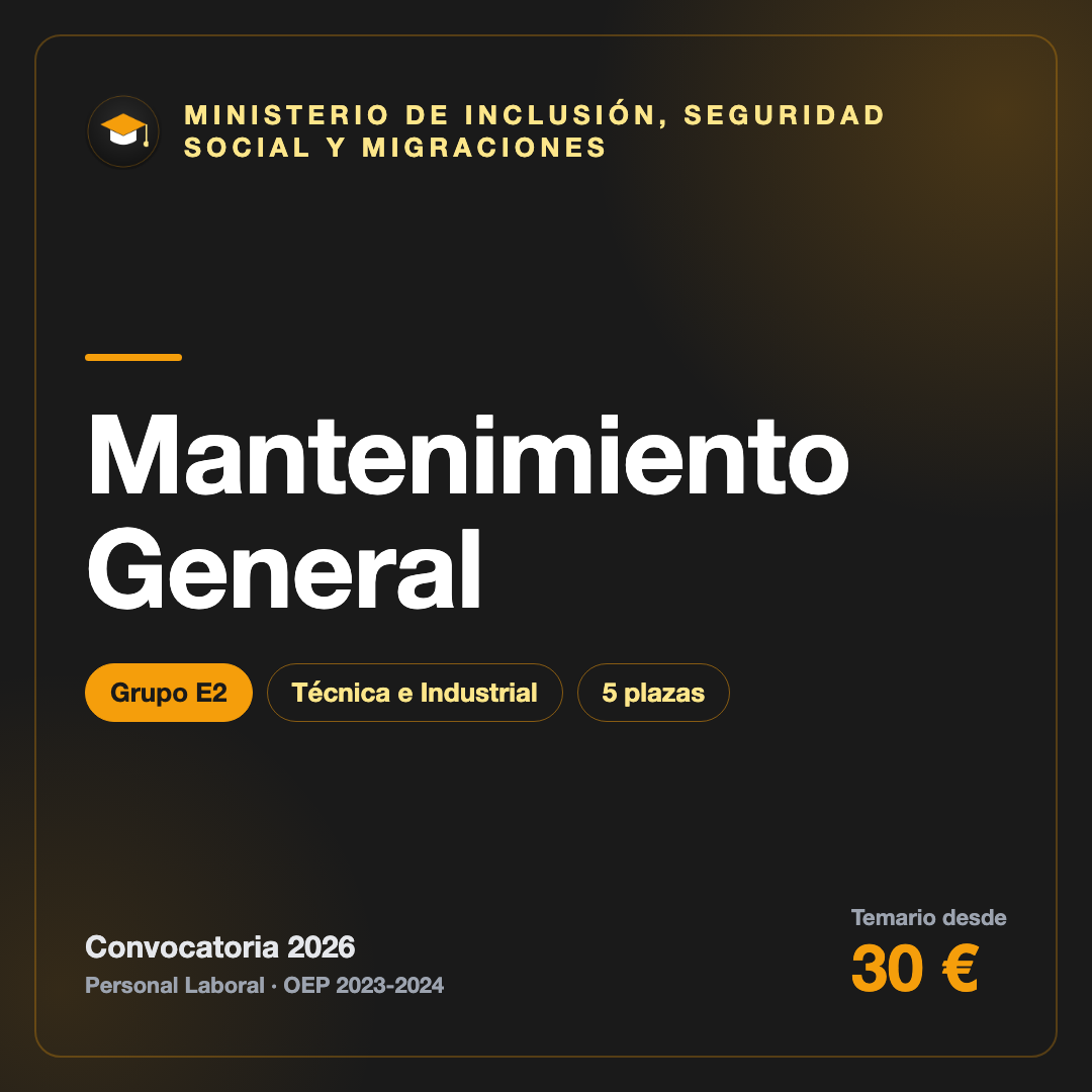 Mantenimiento General E2 · Inclusión