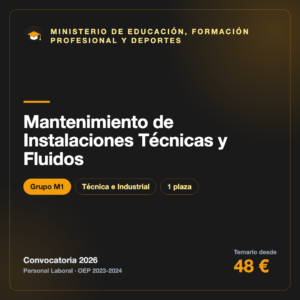 Mantenimiento de Instalaciones Técnicas y Fluidos M1 · Educación