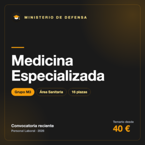 Temario Medicina Especializada M3 · Defensa