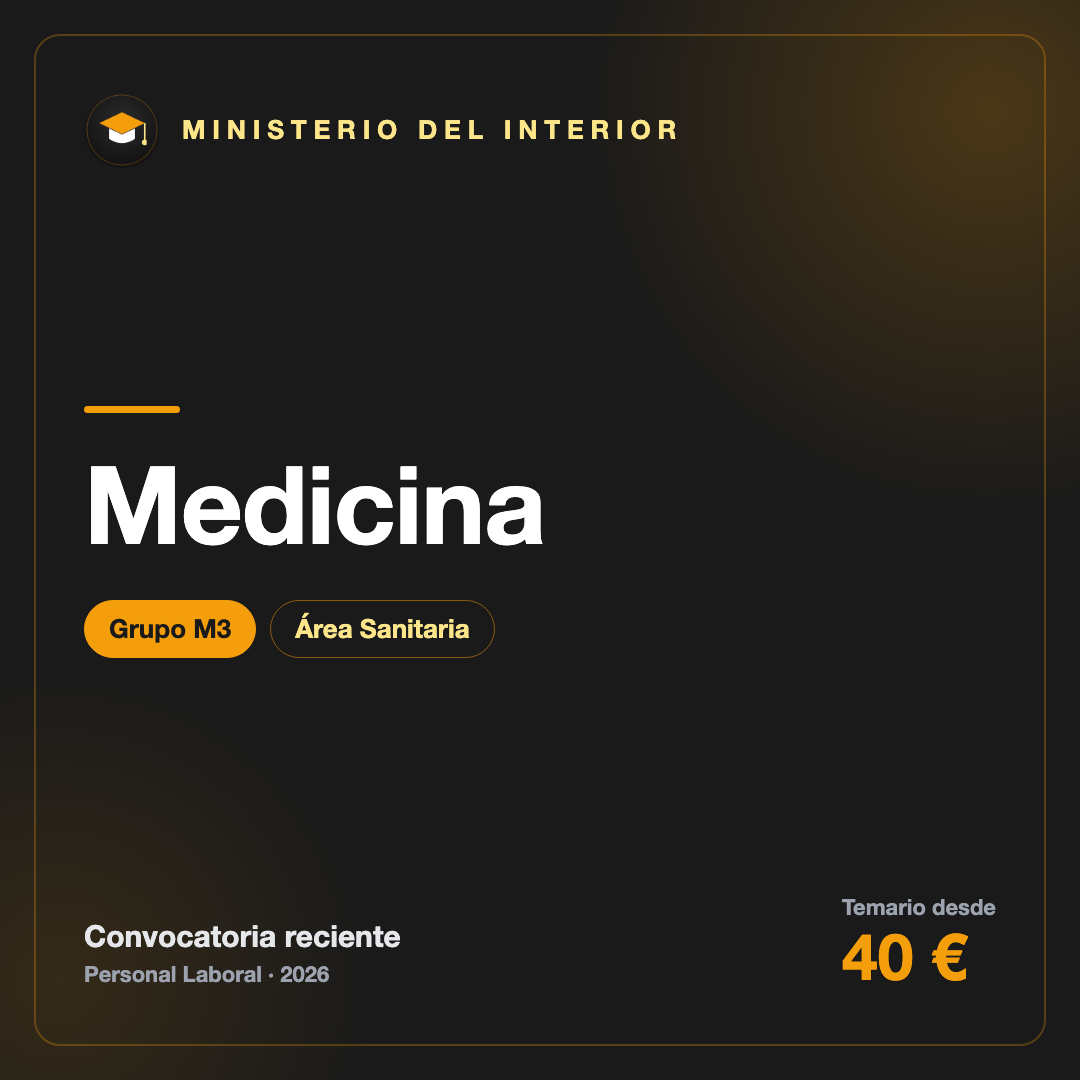 Temario Medicina M3 · Interior