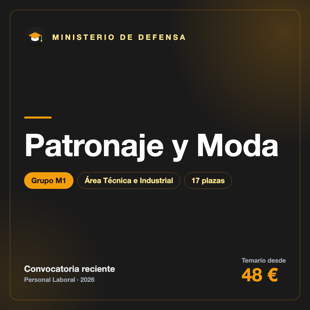 Patronaje y Moda M1 · Defensa