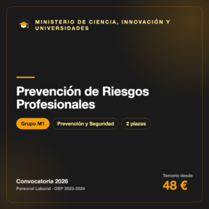Prevención de Riesgos Profesionales M1 · Ciencia