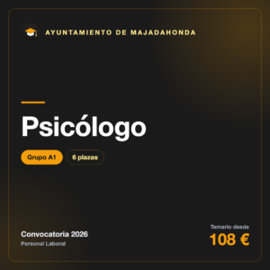 Psicólogo A1 · Majadahonda