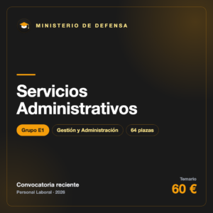 Servicios Administrativos E1 · Defensa