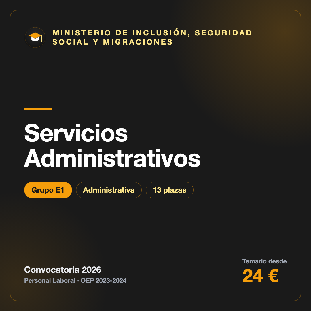 Servicios Administrativos E1 · Inclusión