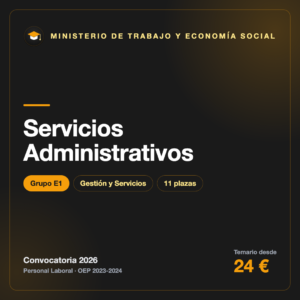 Servicios Administrativos E1 · Trabajo