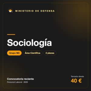Temario Sociología M3 · Defensa