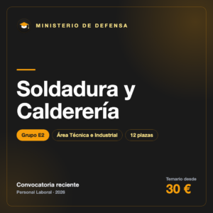 Soldadura y Calderería E2 · Defensa