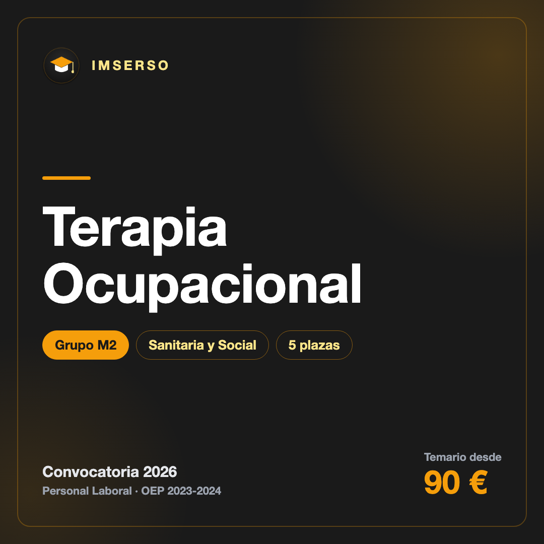 Terapia Ocupacional M2 · IMSERSO