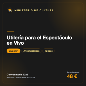 Utilería para el Espectáculo en Vivo M1 · Cultura
