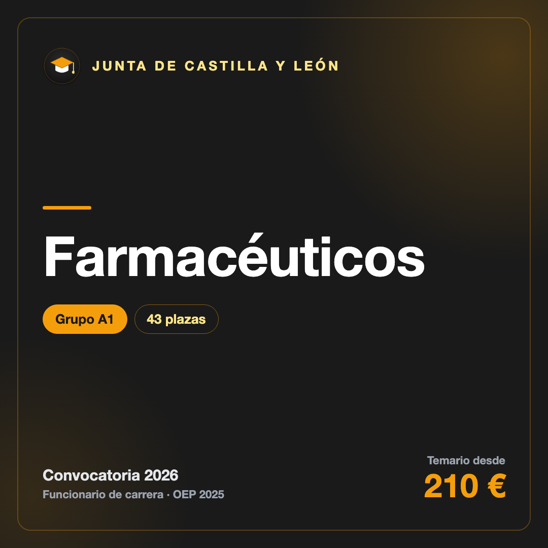Farmacéuticos A1 · Castilla y León