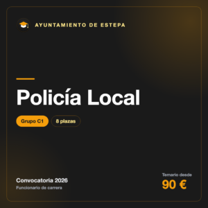 Policía Local C1 · Estepa