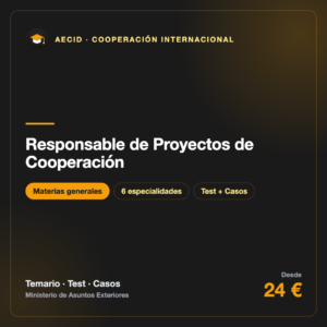 Responsable de Proyectos de Cooperación AECID