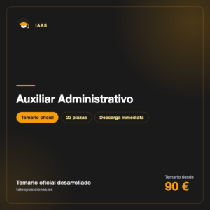 Auxiliar Administrativo IAAS