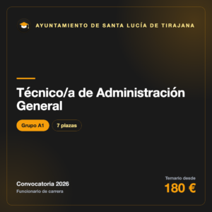 Técnico Administración General Santa Lucía de Tirajana
