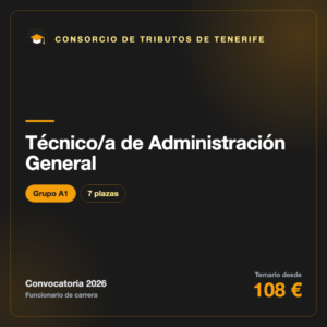 Técnico/a de Administración General A1 · Tributos de Tenerife