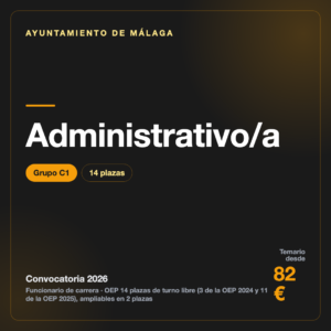 Administrativo/a C1 · Ayuntamiento de Málaga