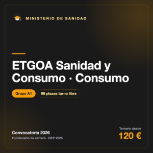 ETGOA Sanidad y Consumo · Consumo