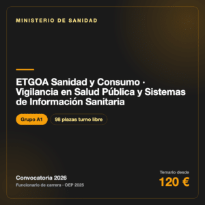 ETGOA Sanidad y Consumo · Vigilancia en Salud Pública y Sistemas de Información Sanitaria