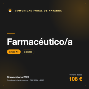 Farmacéutico/a A1 · Gobierno de Navarra