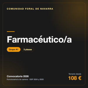 Farmacéutico/a A1 · Gobierno de Navarra