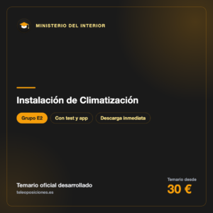 Instalación de Climatización E2 Interior