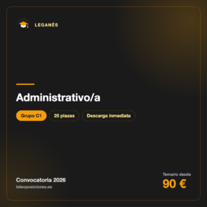 Administrativo/a C1 · Leganés