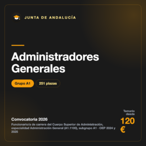 Administradores Generales A1 · Junta de Andalucía