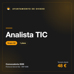 Analista TIC A2 · Ayuntamiento de Oviedo