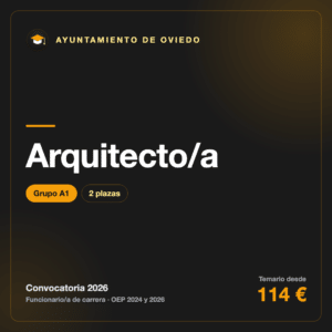 Arquitecto/a A1 · Ayuntamiento de Oviedo