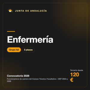 Enfermería A2 · Junta de Andalucía