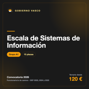 Escala de Sistemas de Información A1 · Gobierno Vasco